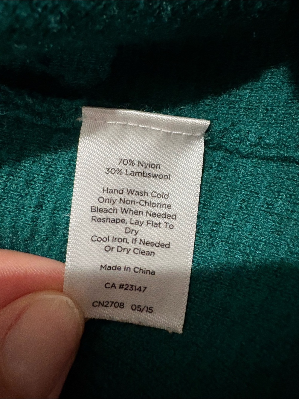 Talbots Teal Ribbed Open-Front Blazer - Picture 5 of 6
